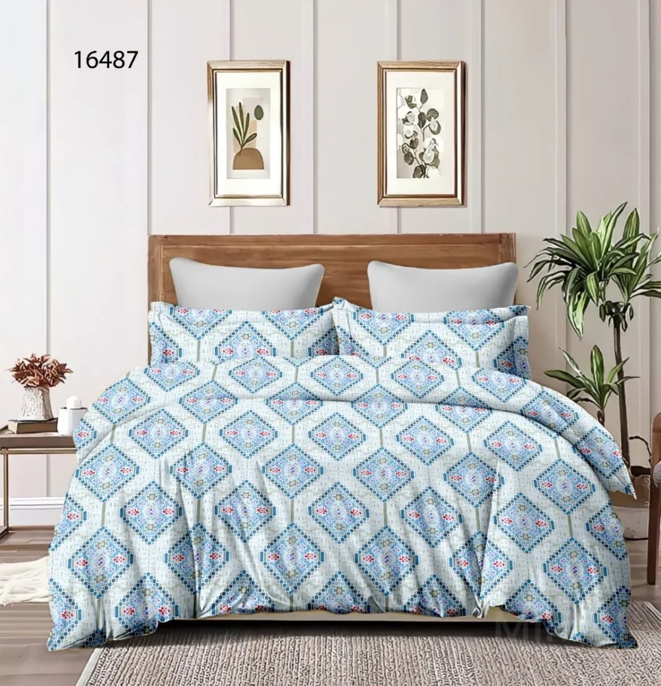 Jaipur Weaves - Galaxy Double Bed Printed Cotton Bedsheet