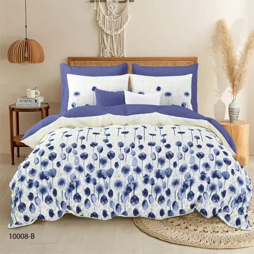Bloons - Karens Double Bed Printed Cotton Bedsheet
