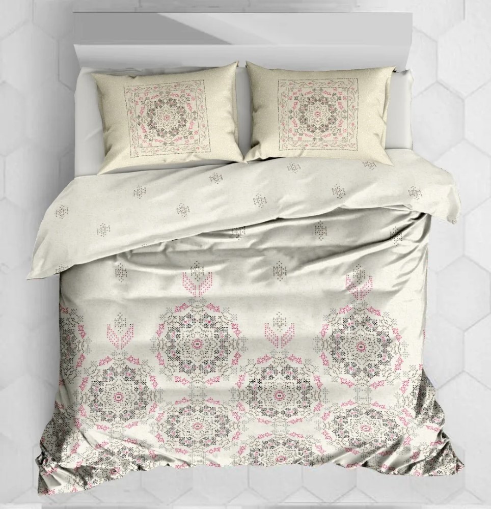 Quartet - Vegas Double Bed Printed Cotton Bedsheet