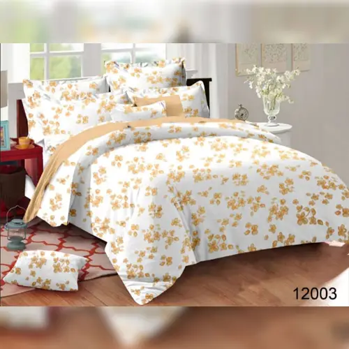 Orchid - Victory Double Bed Printed Cotton Bedsheet
