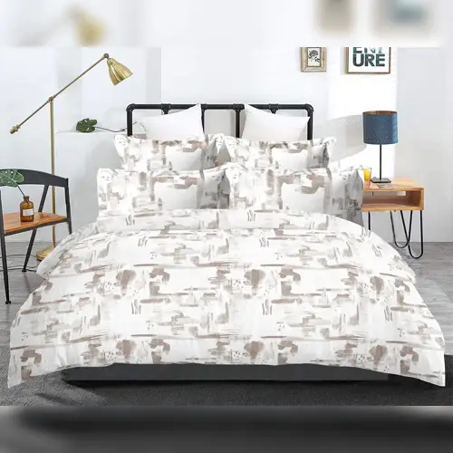 Geometric - Vintage Double Bed Printed Cotton Bedsheet