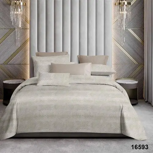 Light Diamond - Vision Double Bed Printed Cotton Bedsheet