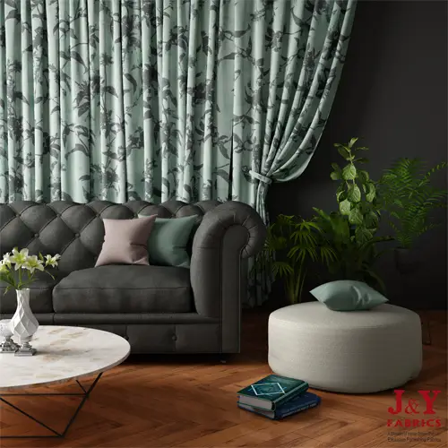 Dark Green Curtain Fabrics