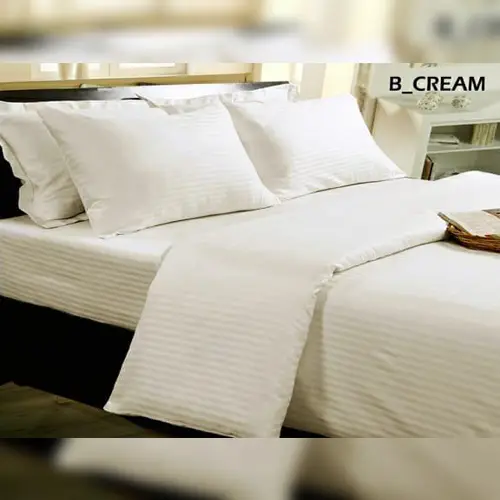 Cream Hotel & Hospital Bedsheets