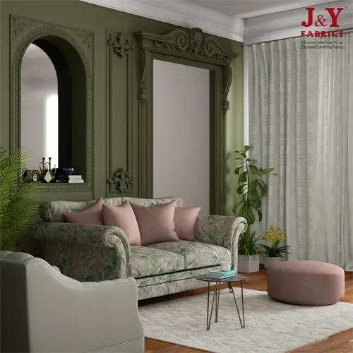 Sofa Fabrics Green Pink